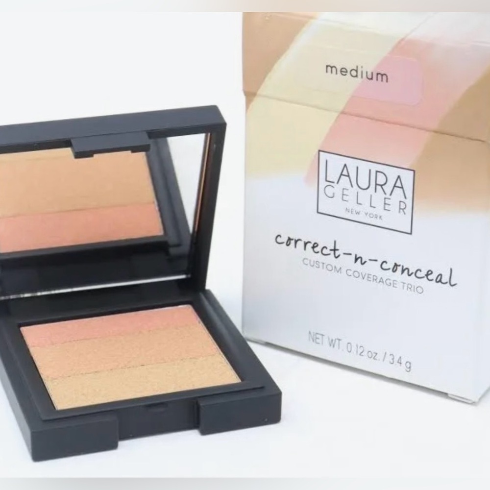 🌟BNIB🌟Laura Geller~Correct-N-Conceal Trio Concealer Palette ~ Medium